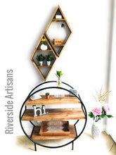 Load image into Gallery viewer, Rustic Brown Diamond Curio