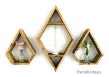 Load image into Gallery viewer, Rustic Brown Diamond Curio