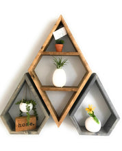 Load image into Gallery viewer, Rustic Brown Diamond Curio