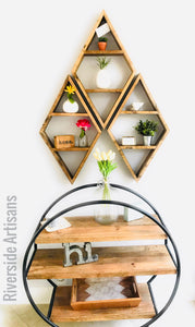 Rustic Brown Diamond Curio