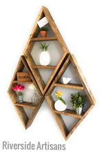 Load image into Gallery viewer, Rustic Brown Diamond Curio