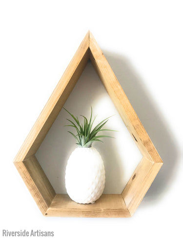 Oak Raindrop Shelf