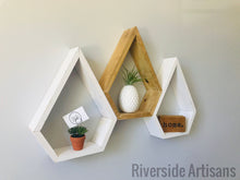 Load image into Gallery viewer, Oak Raindrop Shelf