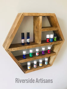 Hexagon Essential Oil Shelf