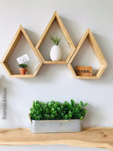 Load image into Gallery viewer, Oak Raindrop Shelf