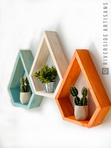Orange Raindrop Shelf