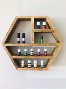 Hexagon Essential Oil Shelf