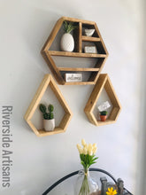 Load image into Gallery viewer, Hexagon Essential Oil Shelf