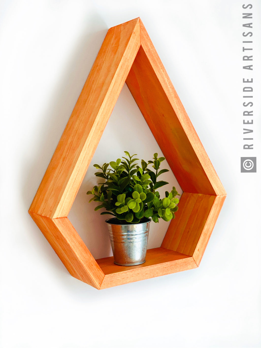 Orange Raindrop Shelf