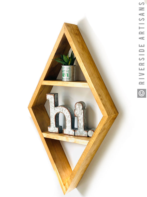 Rustic Brown Diamond Curio
