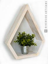 Load image into Gallery viewer, Whitewash Raindrop Shelf