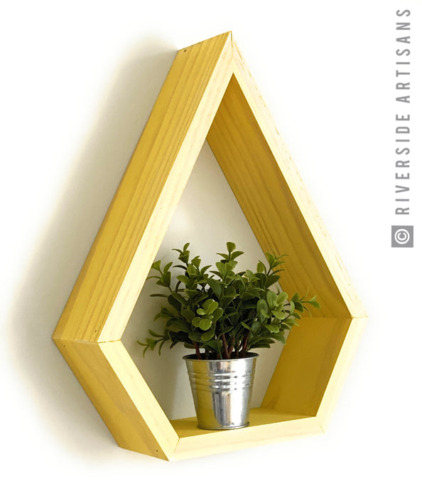 Yellow Raindrop Shelf